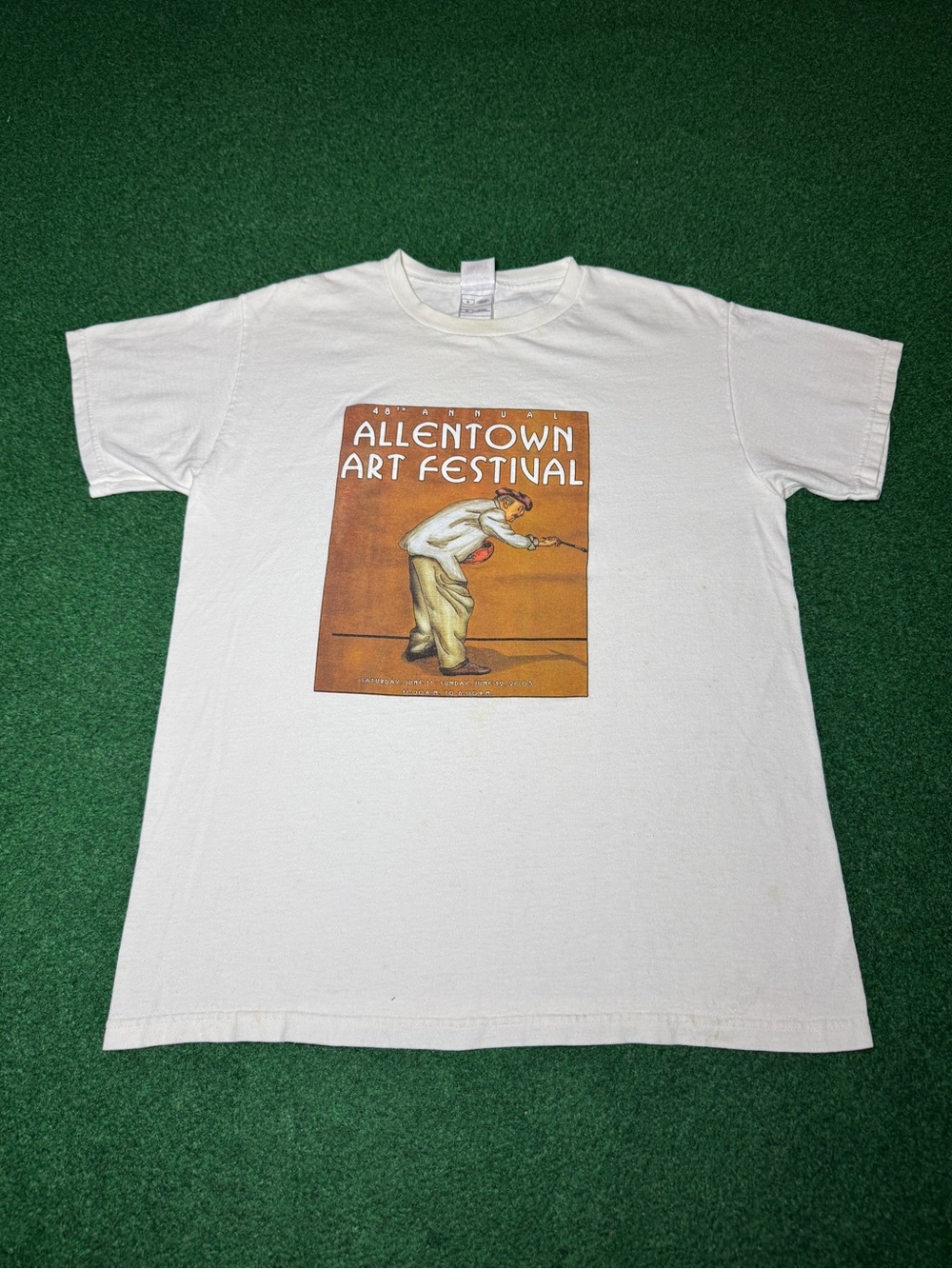 Allentown Art Festival Vintage T Shirt Art Tee Canvas Painting Y2K Hipster M